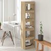 Book Cabinet/Room Divider Sonoma Oak 15.7"x11.8"x65.4"