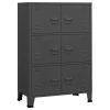 Industrial Filing Cabinet Anthracite 29.5"x15.7"x45.3" Metal