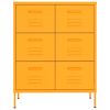 Drawer Cabinet Mustard Yellow 31.5"x13.8"x40" Steel