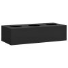 Office Cabinet with Planter Box Anthracite 35.4"x15.7"x50.4" Steel