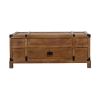 Rustic Single Drawer Mango Wood Coffee Table with Lift Top Storage & Compartments; Brown; DunaWest
