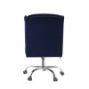 Jamesia Office Chair; Midnight Blue Velvet YJ