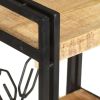 3-Tier Bookcase 23.6"x11.8"x31.5" Solid Mango Wood