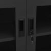 Office Cabinet Anthracite 35.4"x15.7"x27.6" Steel