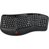Adesso 2.4 GHz Wireless Ergonomic Trackball Keyboard