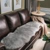 Ashler Faux Peacock Fur Shaped Rug Area Rug Soft Faux Sheepskin Rugs Fluffy Carpet for Bedroom;  Living Room;  Kids Room Mat