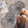 1pc Heart Shaped Area Rug;  Plush Faux-Fur Carpet For Living Room & Bedroom;  Home Decor